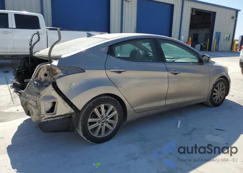 2014 Hyundai Elantra Se from USA, damaged, VIN 5NPDH4AE0EH539806